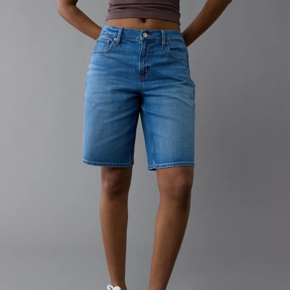Women's Blue Denim Shorts